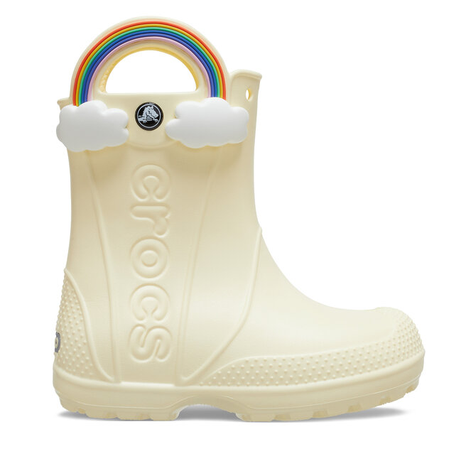 Kalosze Crocs Handle It Rainbow Rain Boot Kids 210026 Żółty