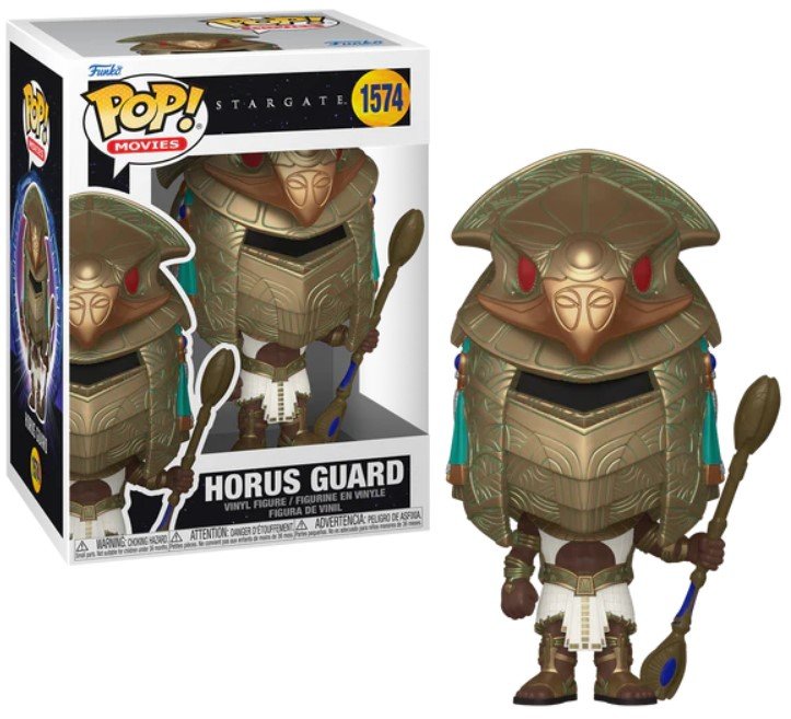 funko pop! stargate movie1574 horus guard (metallic)