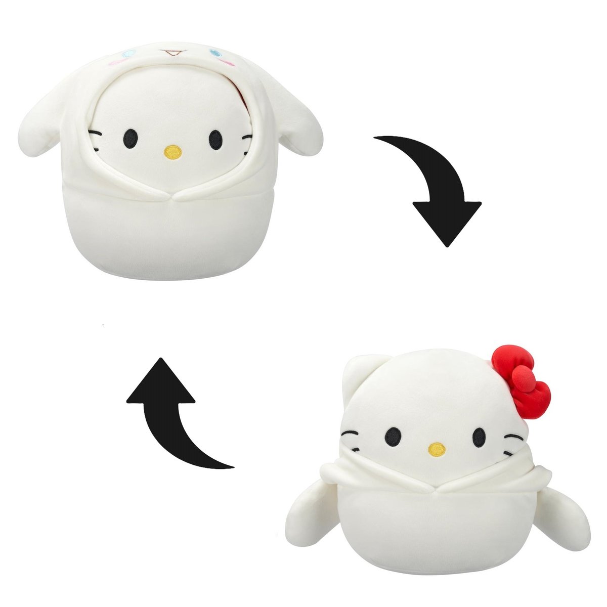 Squishmallows Sanrio HOODIES HELLO KITTY w Przebraniu CINNAMOROLL 20 cm