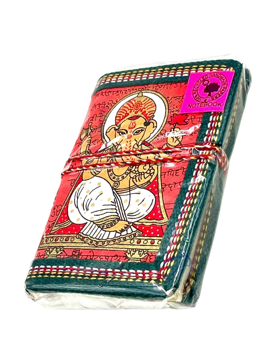 Notes Notatnik Pamiętni Ganesha Papier Czerpany Orientalny Idealny Prezent