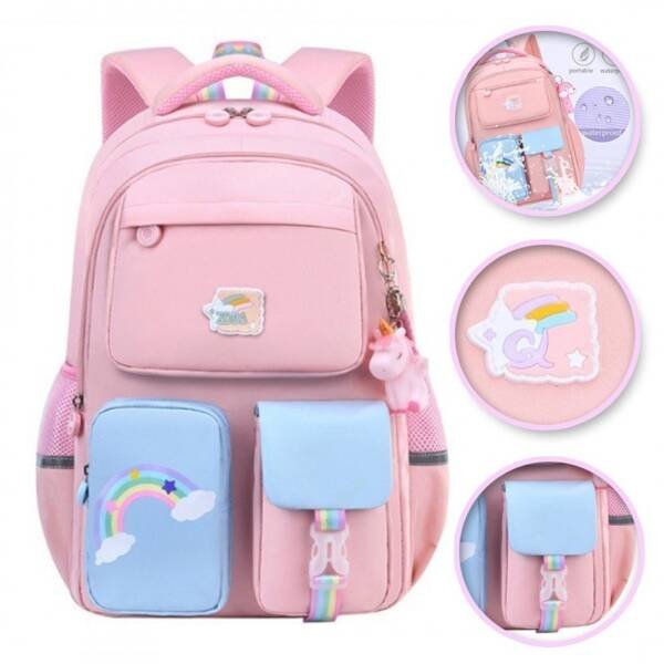 ECARLA plecak uniwersalny kieszonki, odblaski PL160R