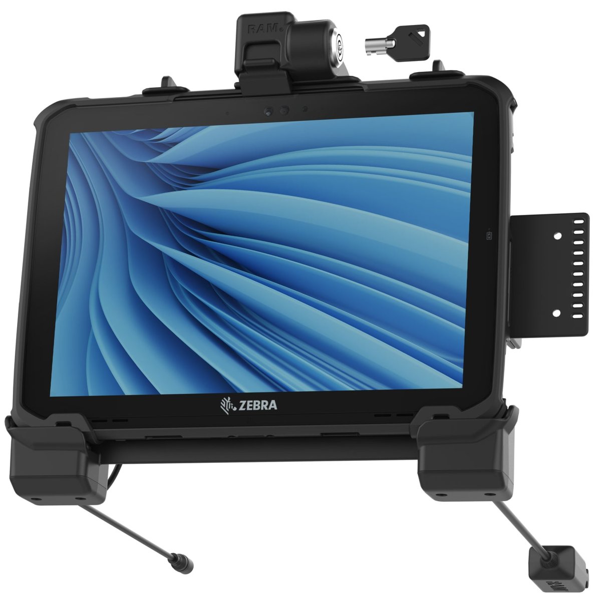 RAM Mount Stacja dokująca Dual USB Locking Dock do tabletu ET8x 2w1 Zebra
