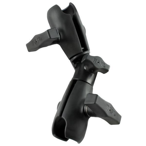 RAM Mount Podwójne Obrotowe Ramie 21cm z Gniazdami C 1.5