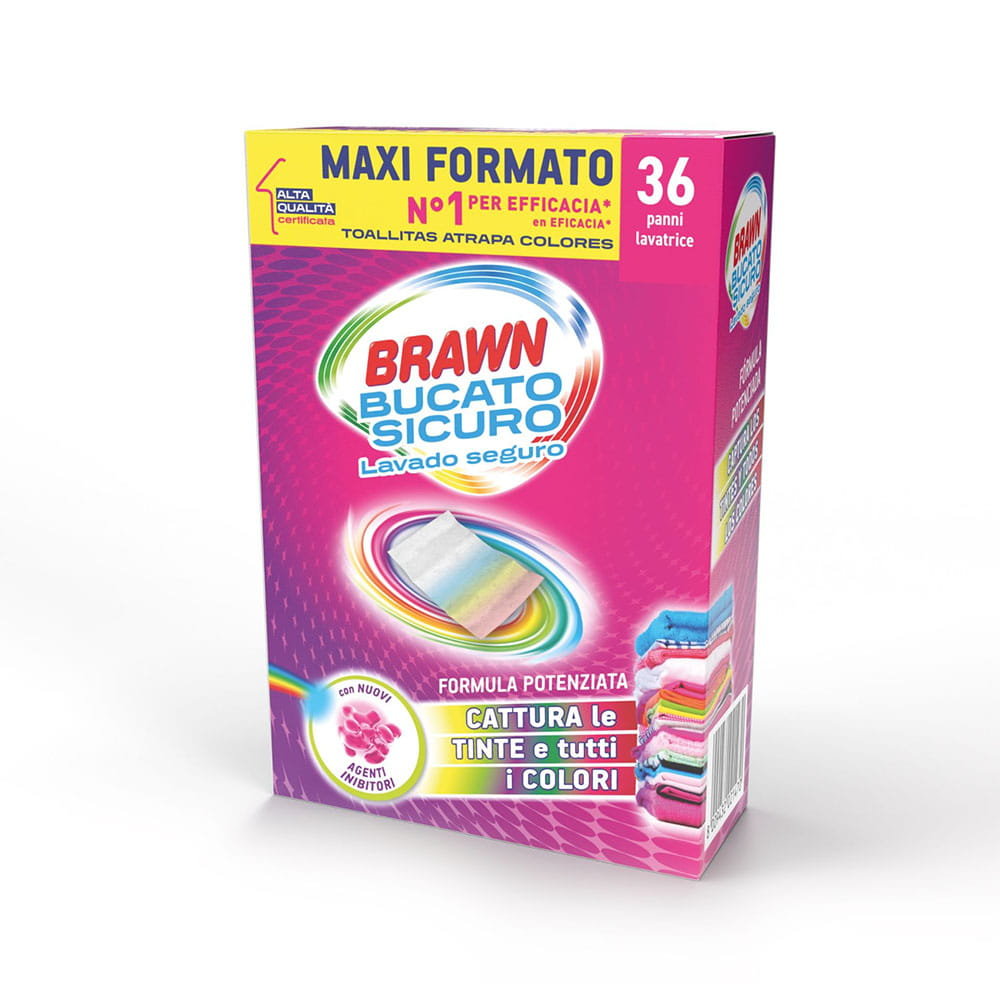 Brawn saszetki wyłapujące kolory 36szt