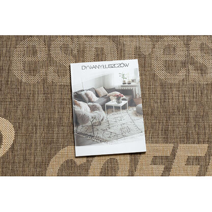 DYWAN SZNURKOWY SIZAL FLOORLUX 20221 coffee / mais Brązowy, 200x290