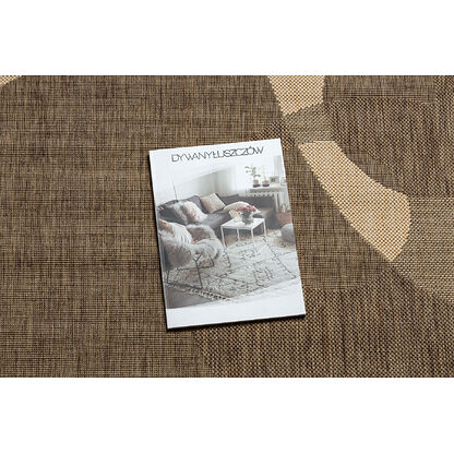 DYWAN SZNURKOWY SIZAL FLOORLUX 20078 coffeee / mais Brązowy, 140x200