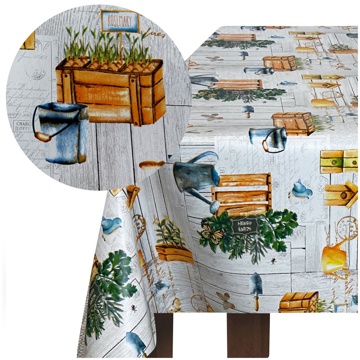 Cerata Na Stół Obrus Ceratowy 140 x 140 Gosia 07