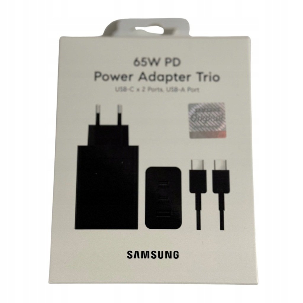 Zasilacz Ładowarka sieciowa dla Samsung 65W TRIO + kabel