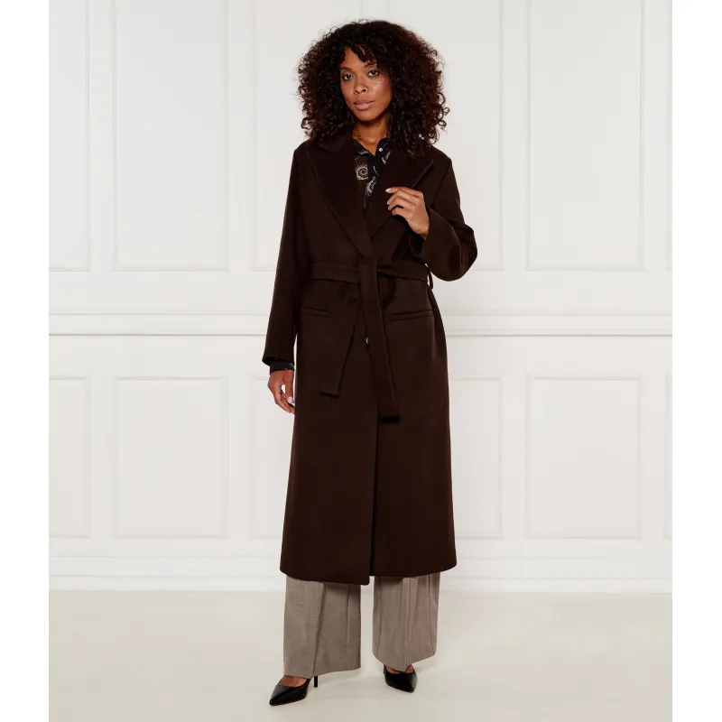 Pinko Wełniany płaszcz PANNO