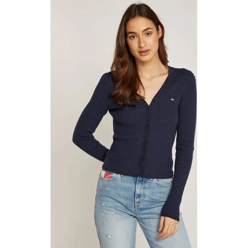 Tommy Jeans Kardigan ESSENTIAL | Slim Fit