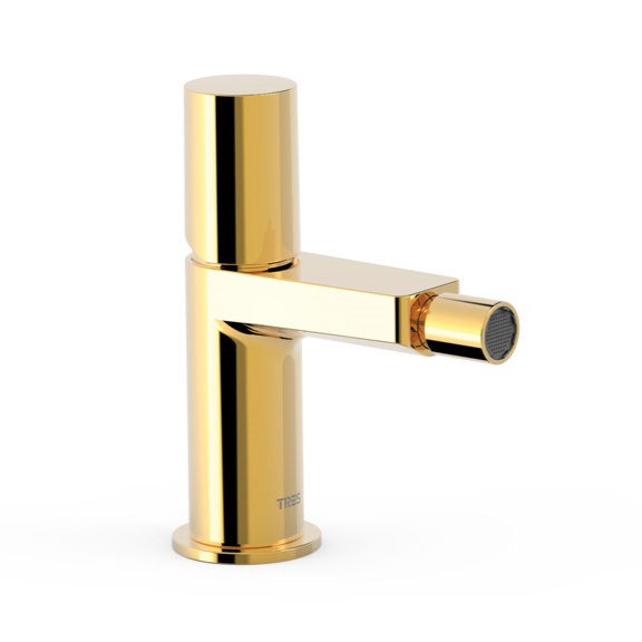 Bateria bidetowa Tres Project złoty połysk 21112002OR
