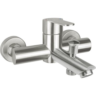Bateria wannowa ścienna DEANTE Lupo BLU F10N Stal szczotkowana