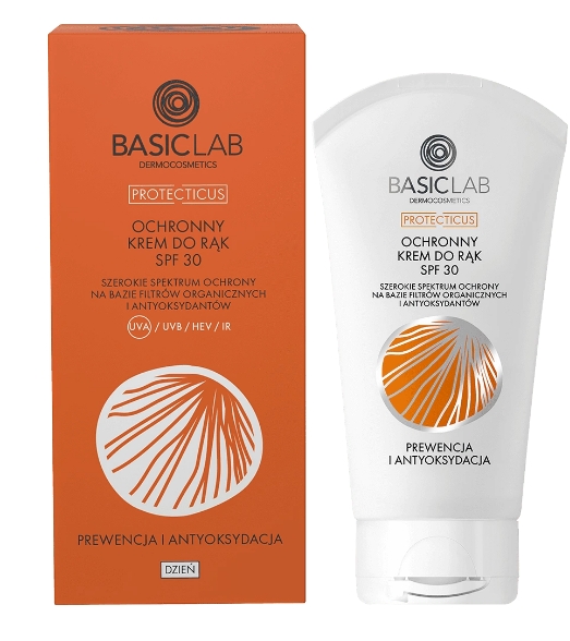 Basiclab Dermocosmetics Ochronny krem do rąk SPF30 100 ml
