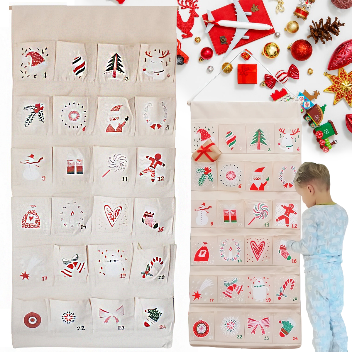 Kalendarz adwentowy Artnico DIY CHSHang-02 wiszący