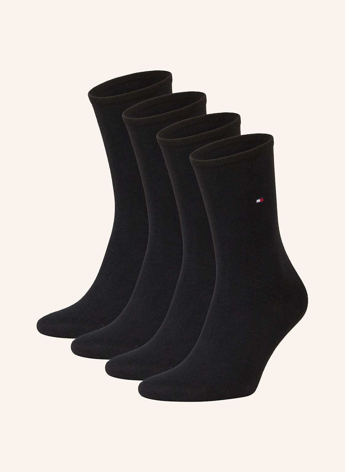Tommy Hilfiger Skarpety, 4 Pary schwarz