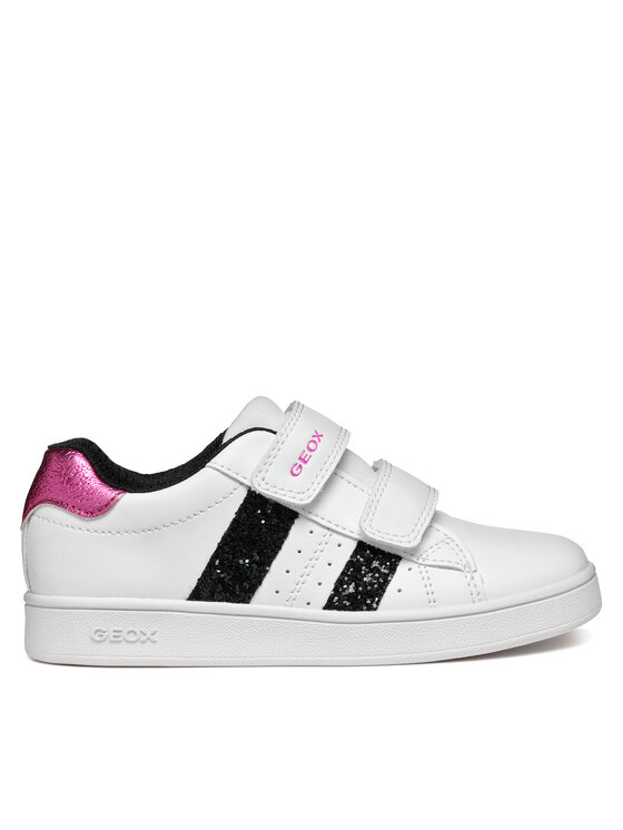 Geox Sneakersy J Eclyper Girl J45LRA 000BC C0404 D Biały