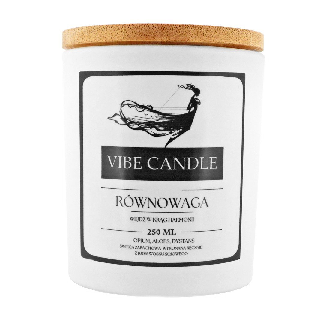 Świeca zapachowa Równowaga - Opium i Aloes Vibe Candle