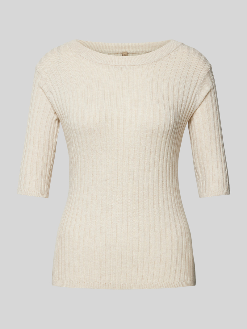 Sweter z dzianiny z rękawem o dł. 1/2 model ‘FETIMA’