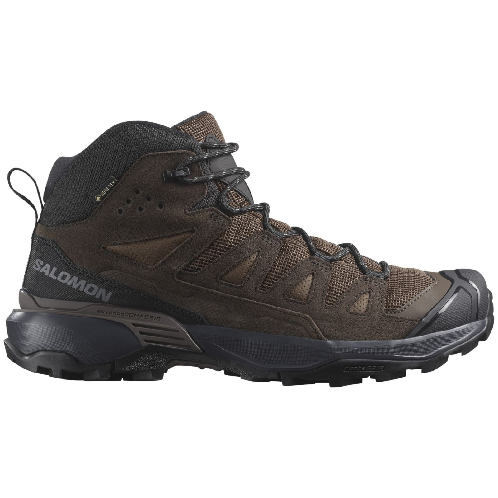 Buty męskie Salomon X Ultra 360 Leather Mid Gore-Tex Rozmiar butów (UE): 47 1/3 / Kolor: brązowy