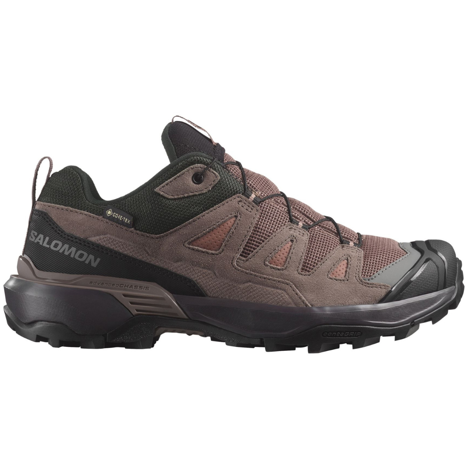 Buty damskie Salomon X Ultra 360 Leather Gore-Tex Rozmiar butów (UE): 41 1/3 / Kolor: brązowy