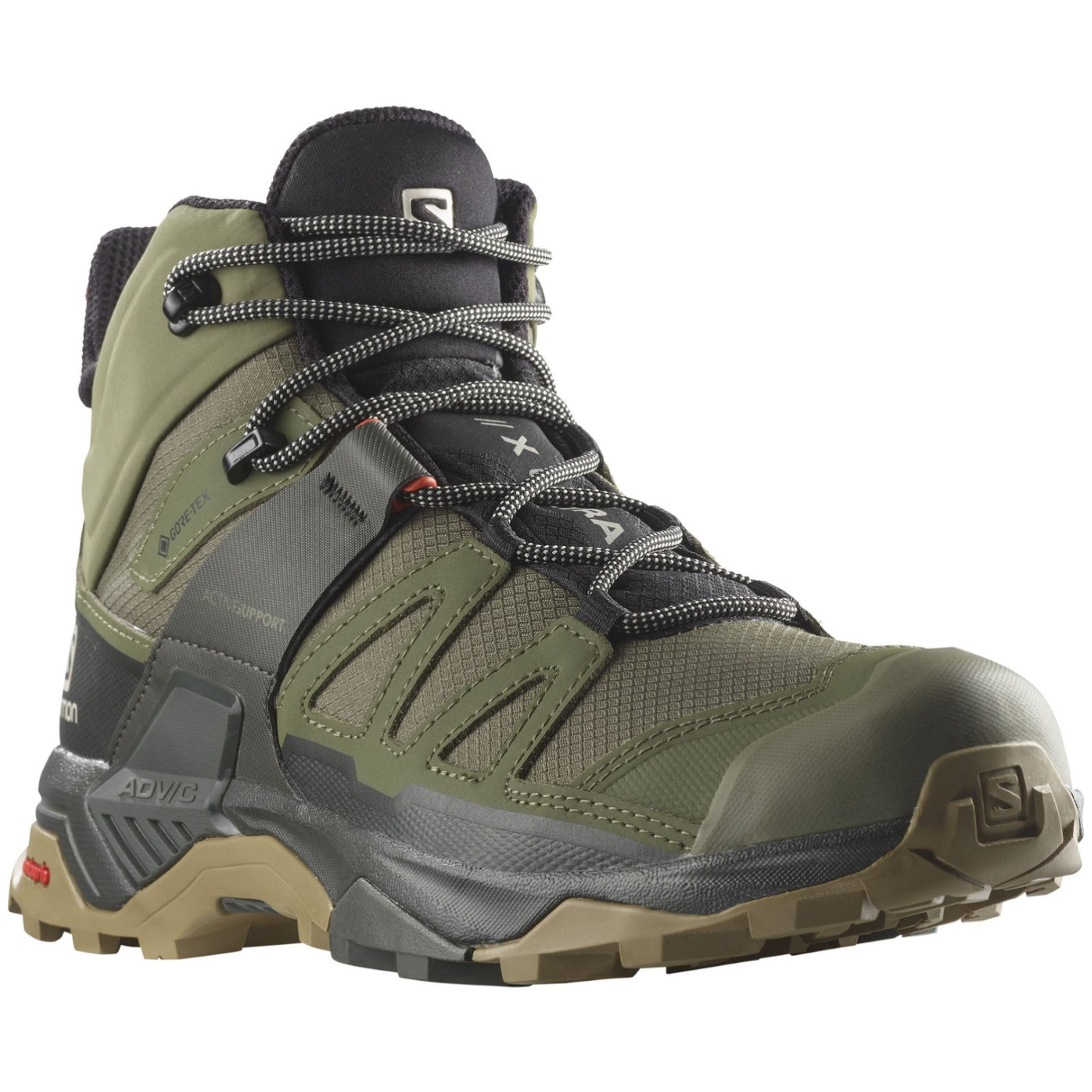 Męskie buty turystyczne Salomon X Ultra 4 Mid Gtx Rozmiar butów (UE): 44 2/3 / Kolor: zielony
