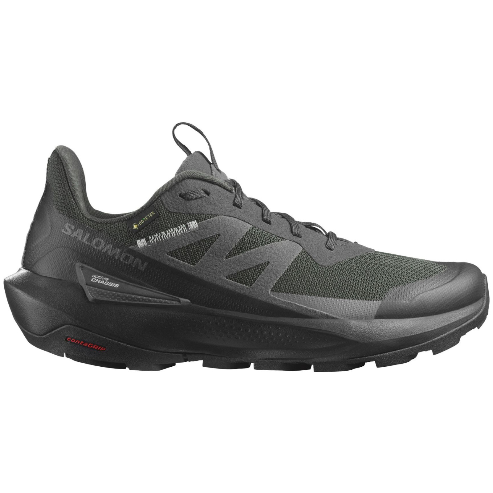 Męskie buty turystyczne Salomon Elixir Activ Gore-Tex Rozmiar butów (UE): 43 1/3 / Kolor: czarny