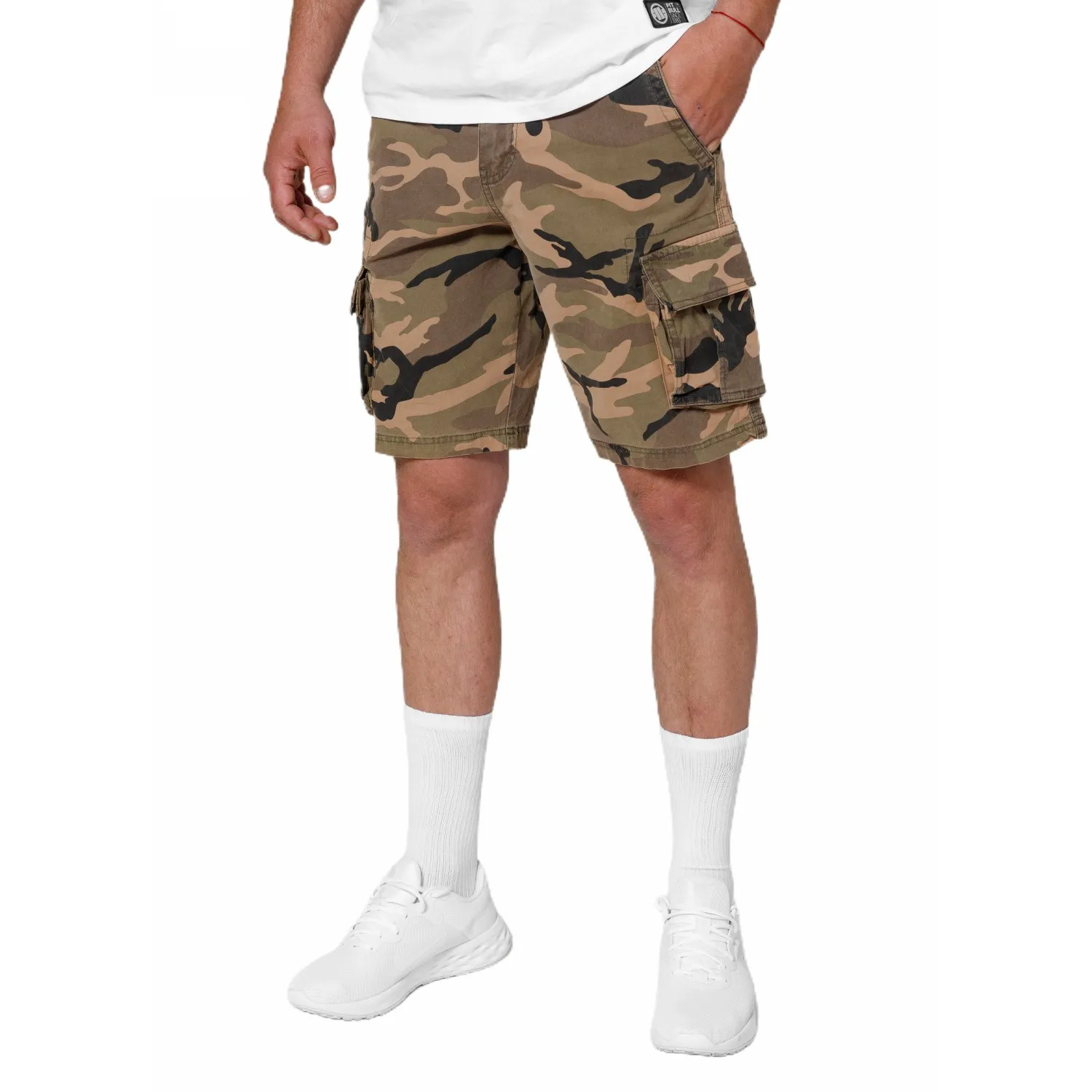 Szorty Bojówki Pit Bull Jackal '24 - Woodland Camo 3XL