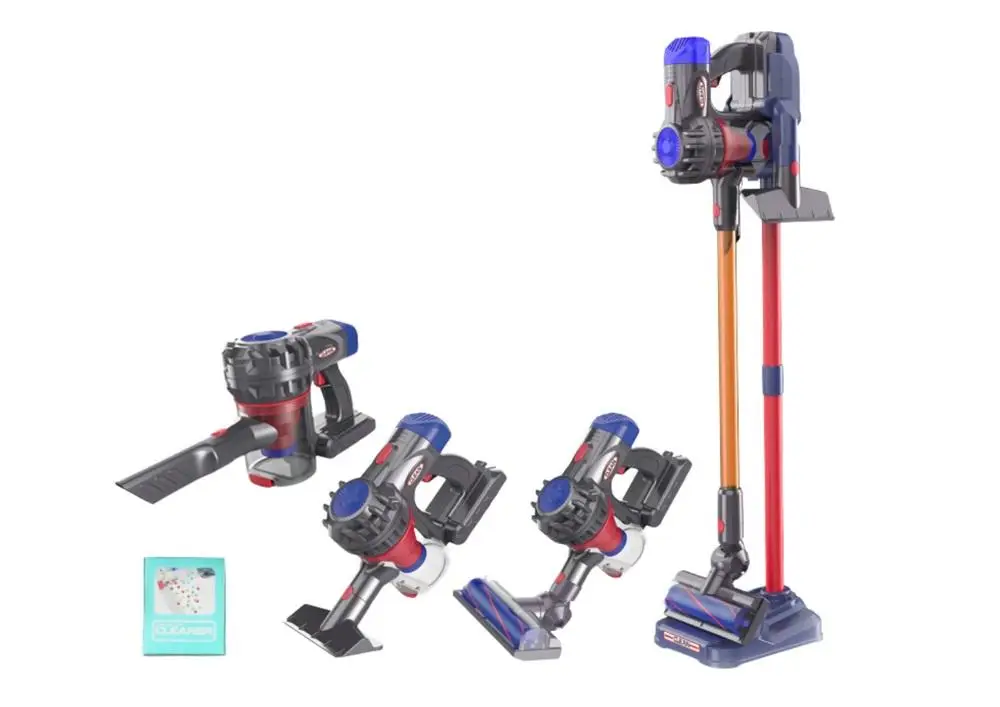 Odkurzacz pionowy czarny światło dźwięk - Leantoys