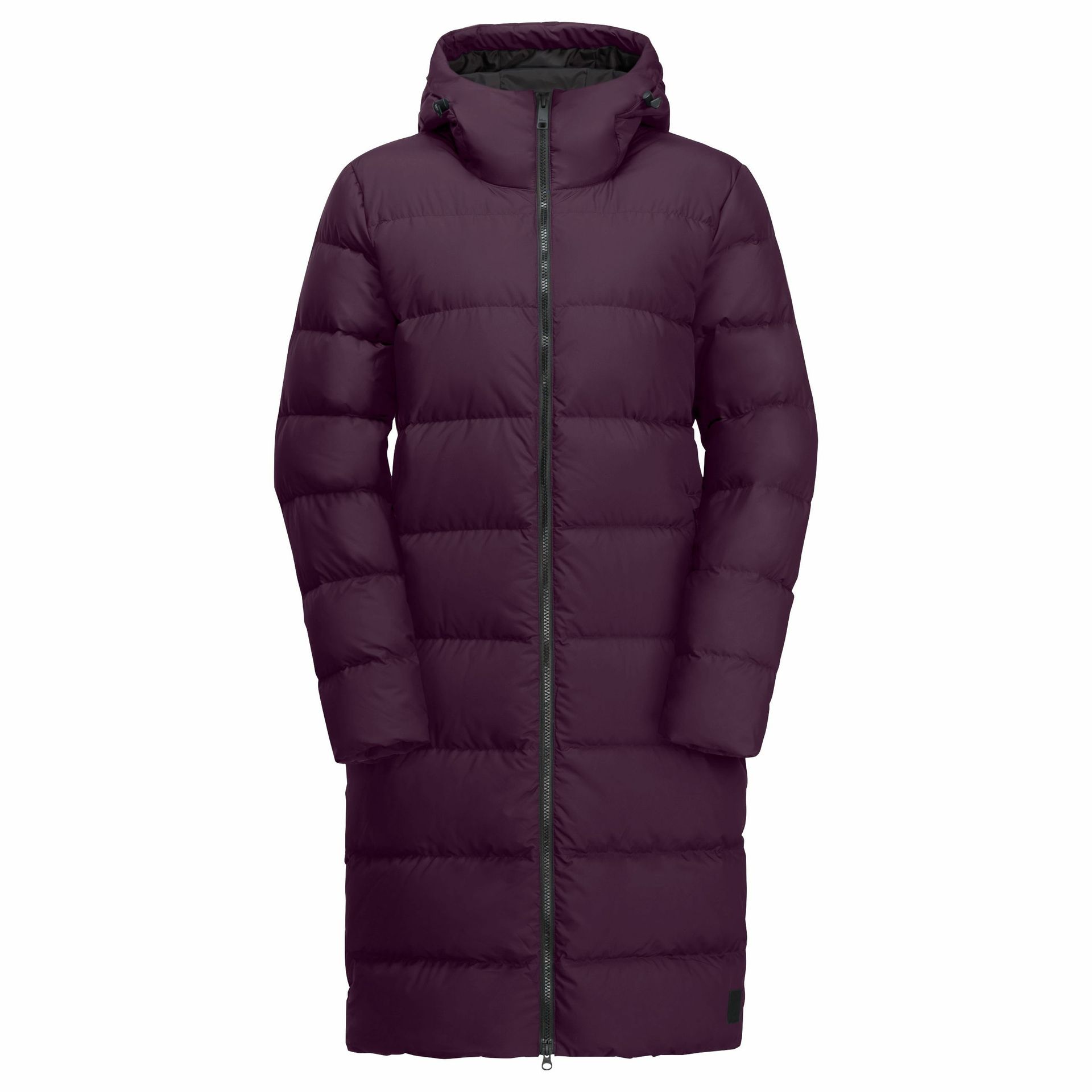 Damski płaszcz puchowy Jack Wolfskin FROZEN PALACE COAT W berry jam - M