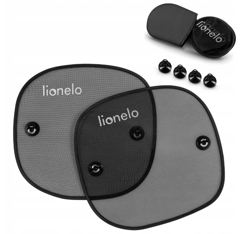 Przeciwsłoneczne zasłonki do samochodu na szybę. 2 OSŁONKI Lionelo Sunshade