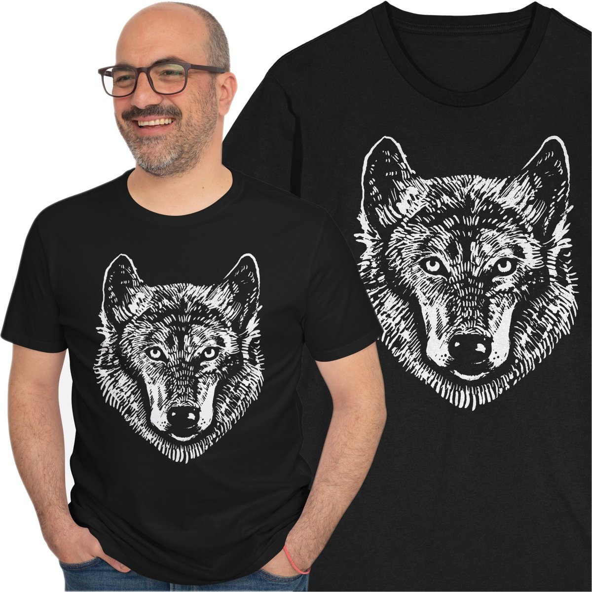 Wilk Koszulka Z Wilkiem Natura Zwierzęta Wataha