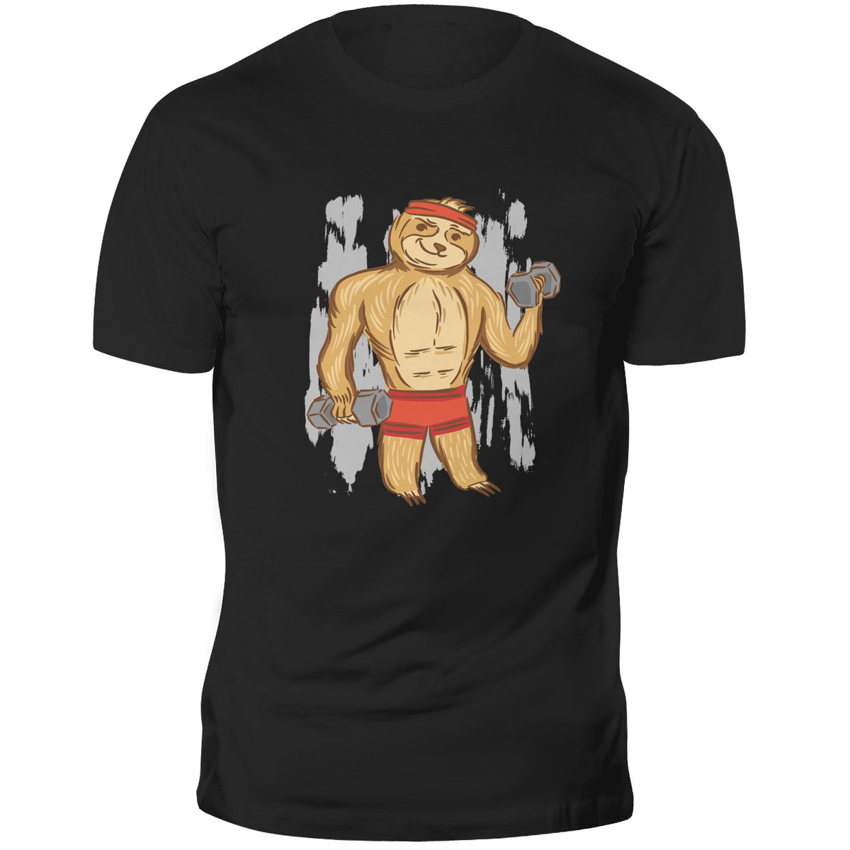 Leniwiec  Koszulka Na Siłownię Trening Zwierzęta