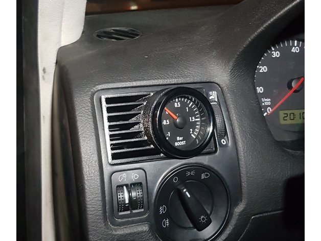 Lewa Kratka nawiewu wskaźnik 52mm TURBO VW GOLF IV mk4