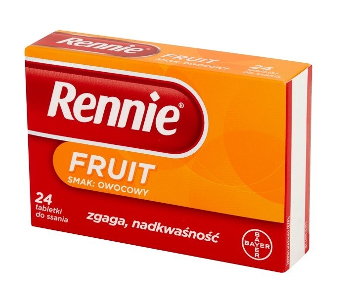 Bayer Rennie Fruit 24 szt.