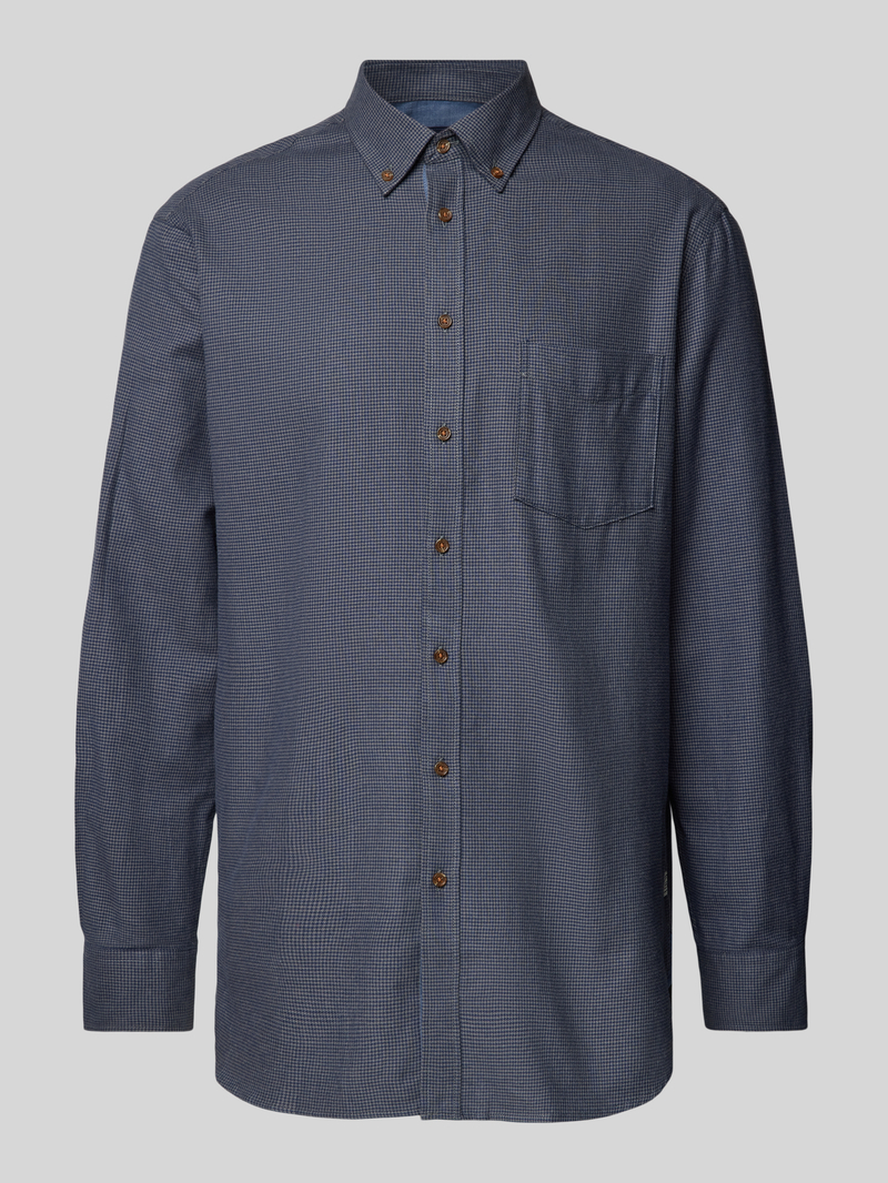Koszula casualowa o kroju regular fit z kołnierzykiem typu button down