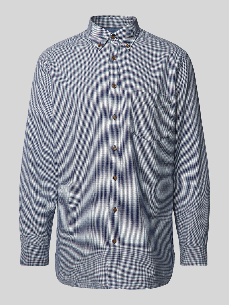 Koszula casualowa o kroju regular fit z kołnierzykiem typu button down
