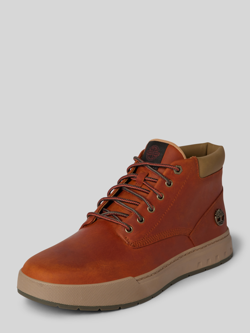 Buty skórzane z aplikacjami z logo model ‘Maple Grove’