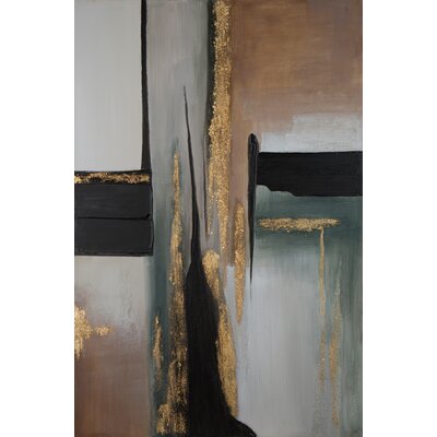 Obraz EUROFIRANY 598 80 x 120 cm Beżowy