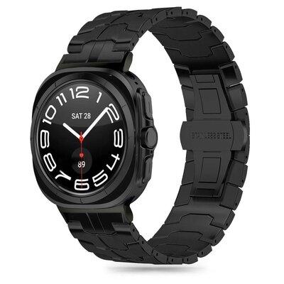 STAINLESS LINE BRANSOLETA STALOWA BRANSOLETKA PASEK DO ZEGARKA SAMSUNG GALAXY WATCH ULTRA 47MM - BLACK