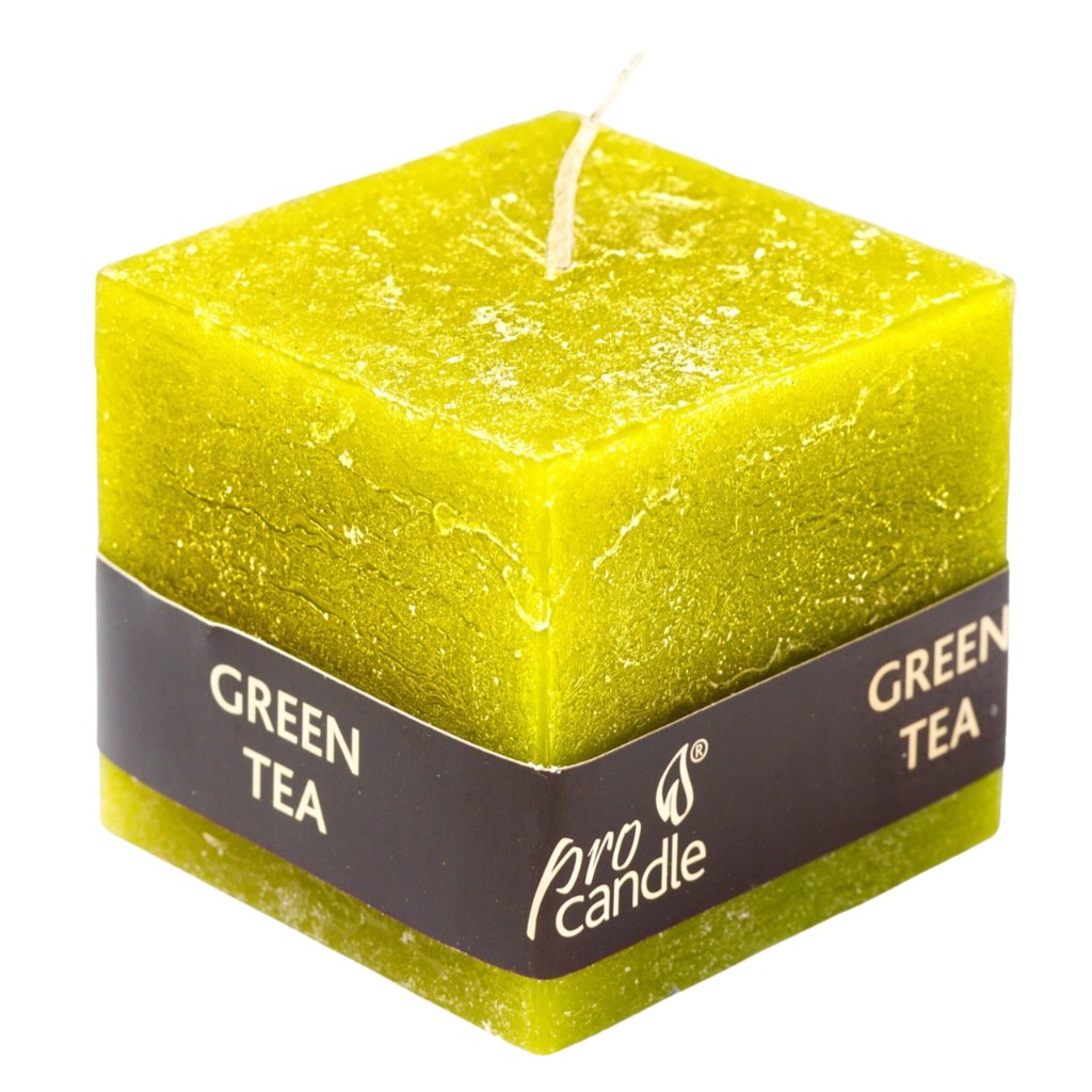 Świeca Zapachowa Świeczka Mocny Zapach Zielona Herbata Kwadrat Dla Mamy