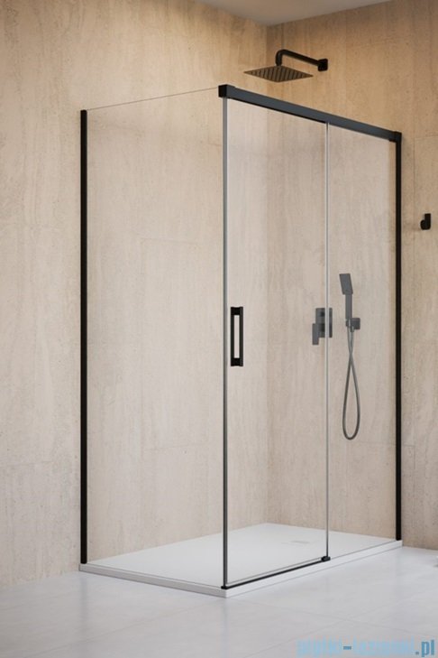 Radaway Idea Black 8 Kdj kabina 100x90cm prawa czarny mat/szkło przejrzyste 10340520-54-01R/10350453-01-01/10360090-01-01L