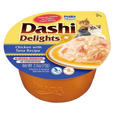 Karma dla kota INABA Dashi Delights Kurczak z serem 70 g