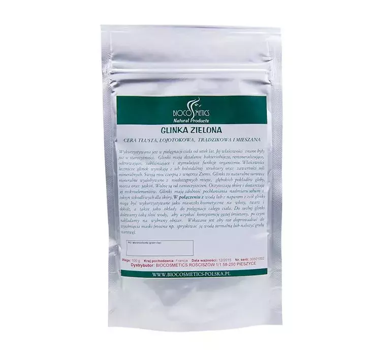 BioCosmetics Glinka zielona 100g