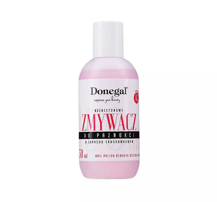 Donegal Bezacetonowy 150ml - zmywacz do paznokci