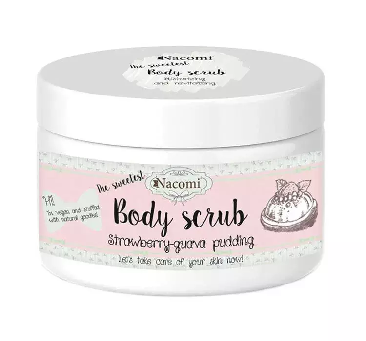 Nacomi peeling do ciała Truskawkowy Pudding 200 g