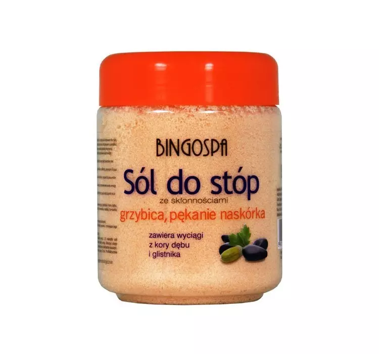 Bingo Sól do stóp grzybica, pękający naskórek 550G