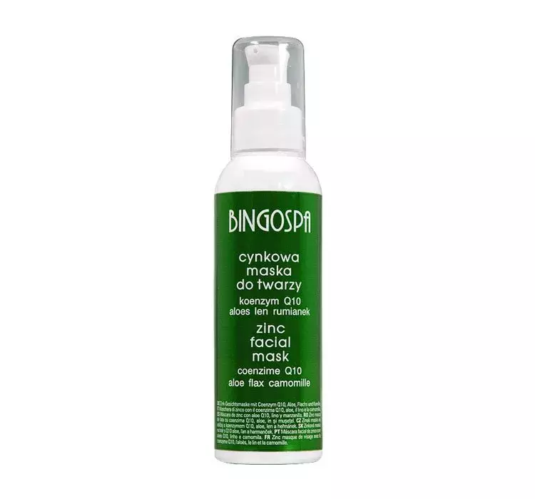 BingoSpa cynkowa maska do twarzy, 150 g