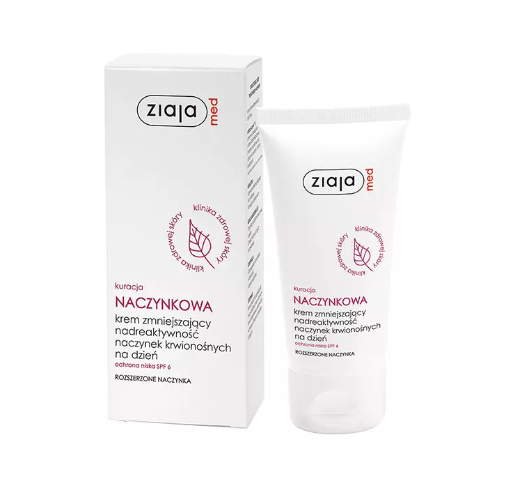 Ziaja LTD Z.P.L SP Z 0.0 Med Kuracja naczynkowa Krem zmniejszający nadreaktywność 50 ml