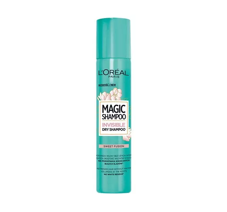 L'oreal Paris L'oreal Paris, Magic Shampoo Invisible, suchy szampon do włosów Sweet Fusion, 200 ml