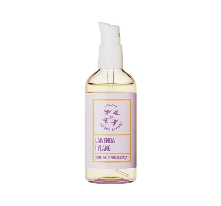MYDLARNIA CZTERY SZPAKI MYDLARNIA CZTERY SZPAKI SUPELEKKI OLEJEK DO CIAŁA LAWENDA I YLANG 100ML